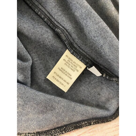 Cloth & Stone Women's Grey Crushed Velvet Slip Dress - Large - Picture 12 of 13